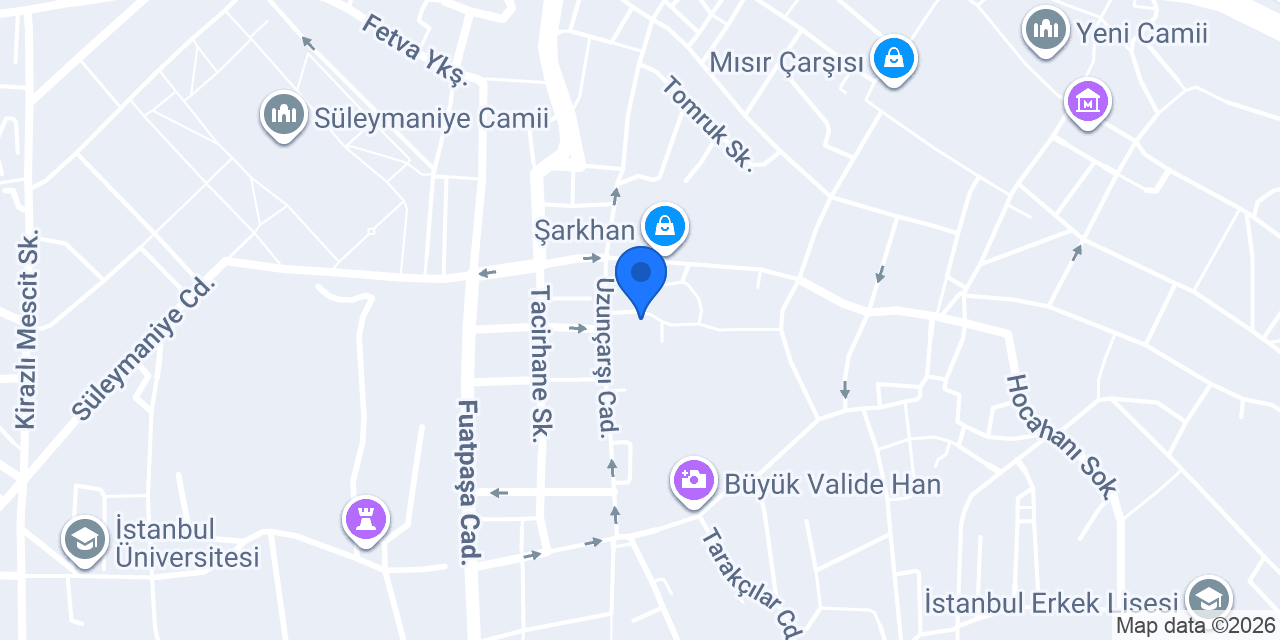 Eminönü toptan perakende konumu