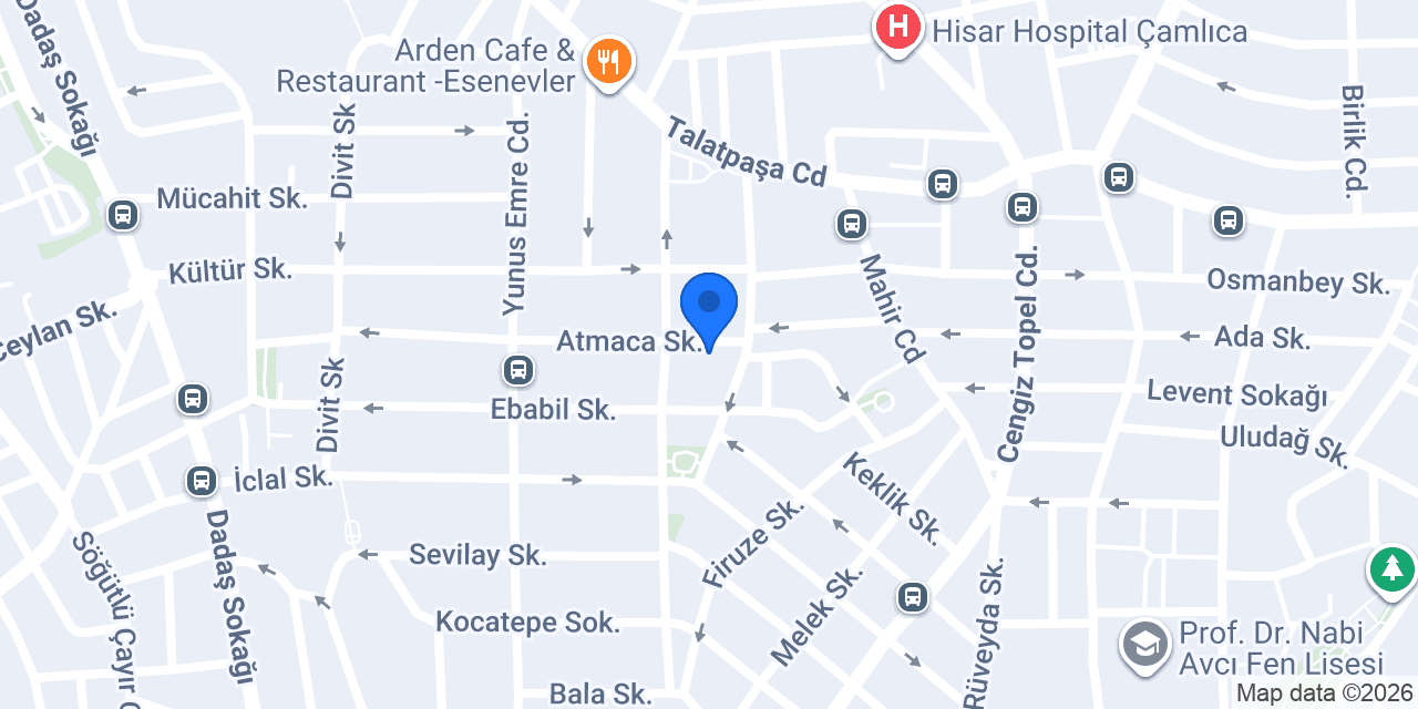 ARAPÇA DAĞITIM konumu