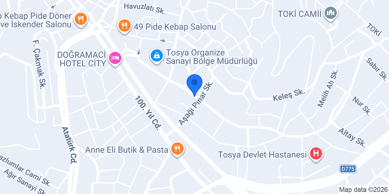 Çağlayan Bay&Bayan Terzisi konumu