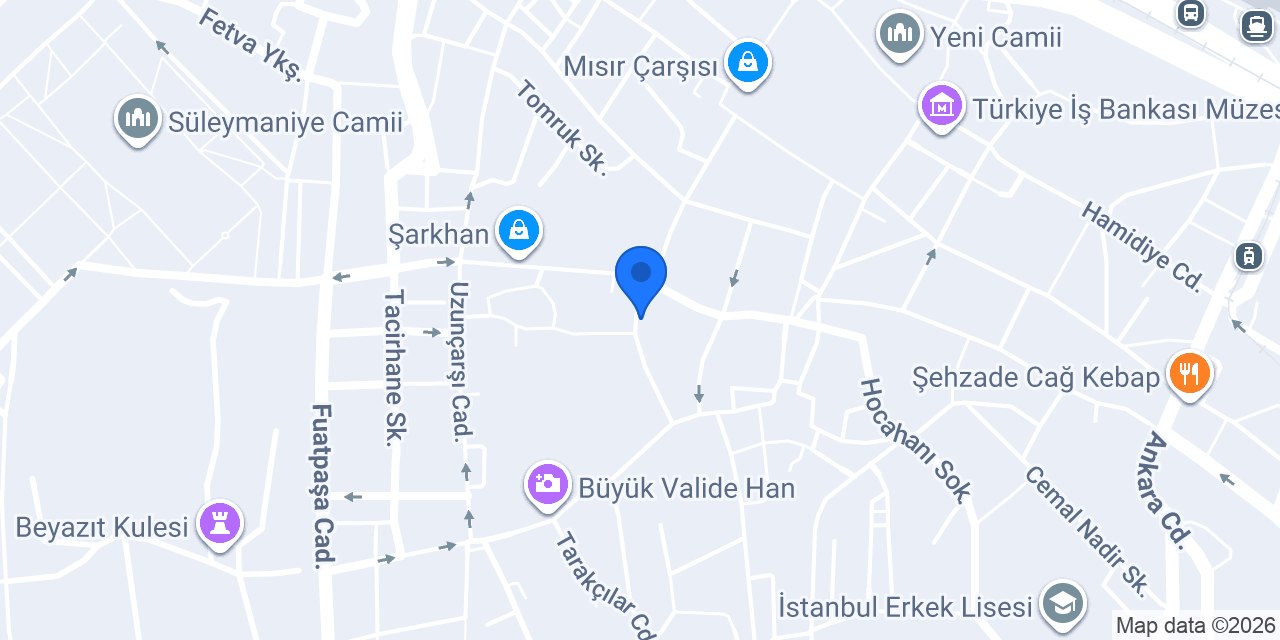 Süs Market konumu