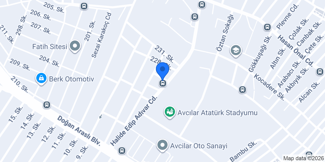 Rvr Oto Lastik konumu