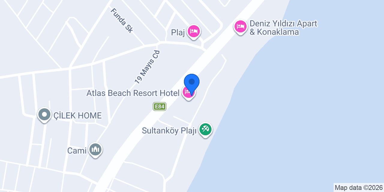 Safir Beach Hotel konumu