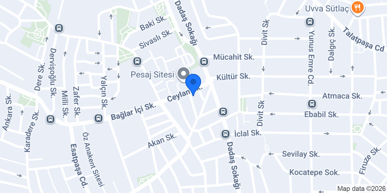 Yetiş MOTO TRANSFER konumu