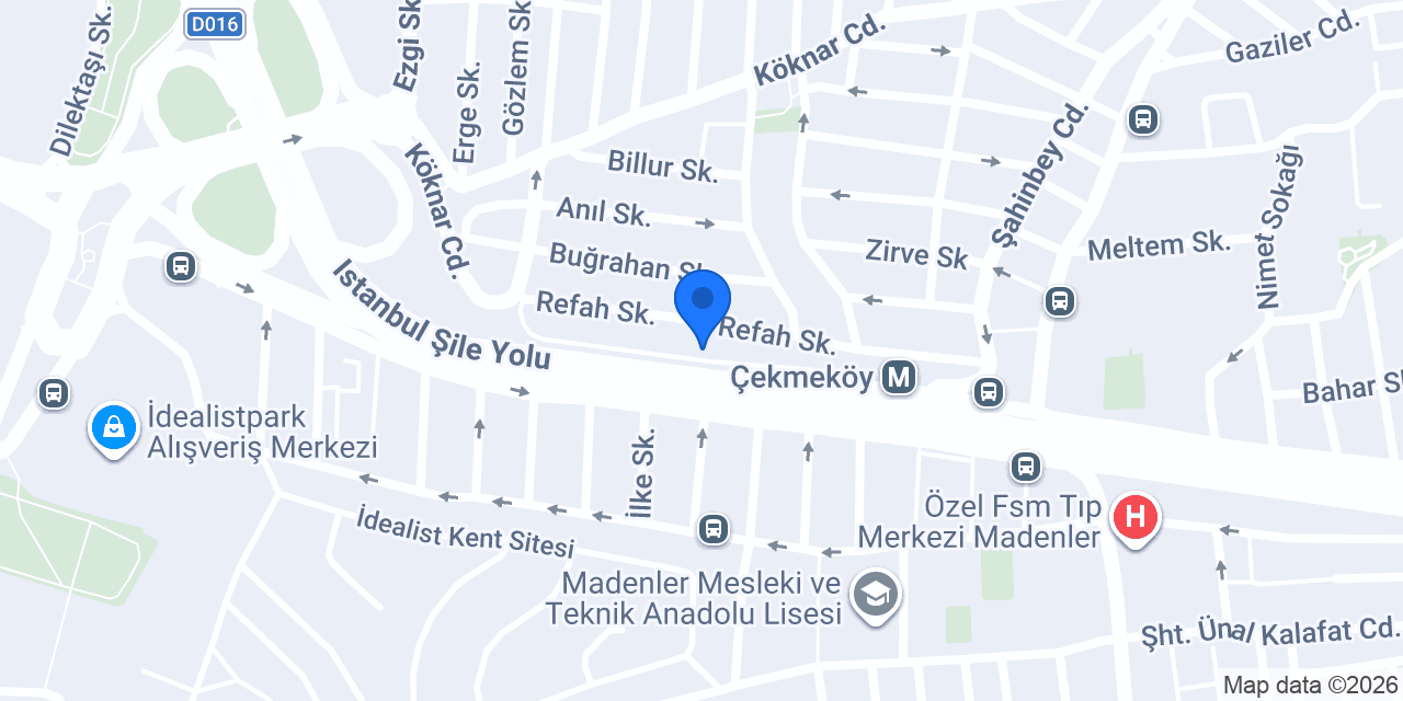 Denk Teknoloji San. Tic. Ltd. Şti konumu