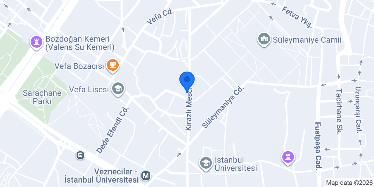 Malzeme Eminönü konumu