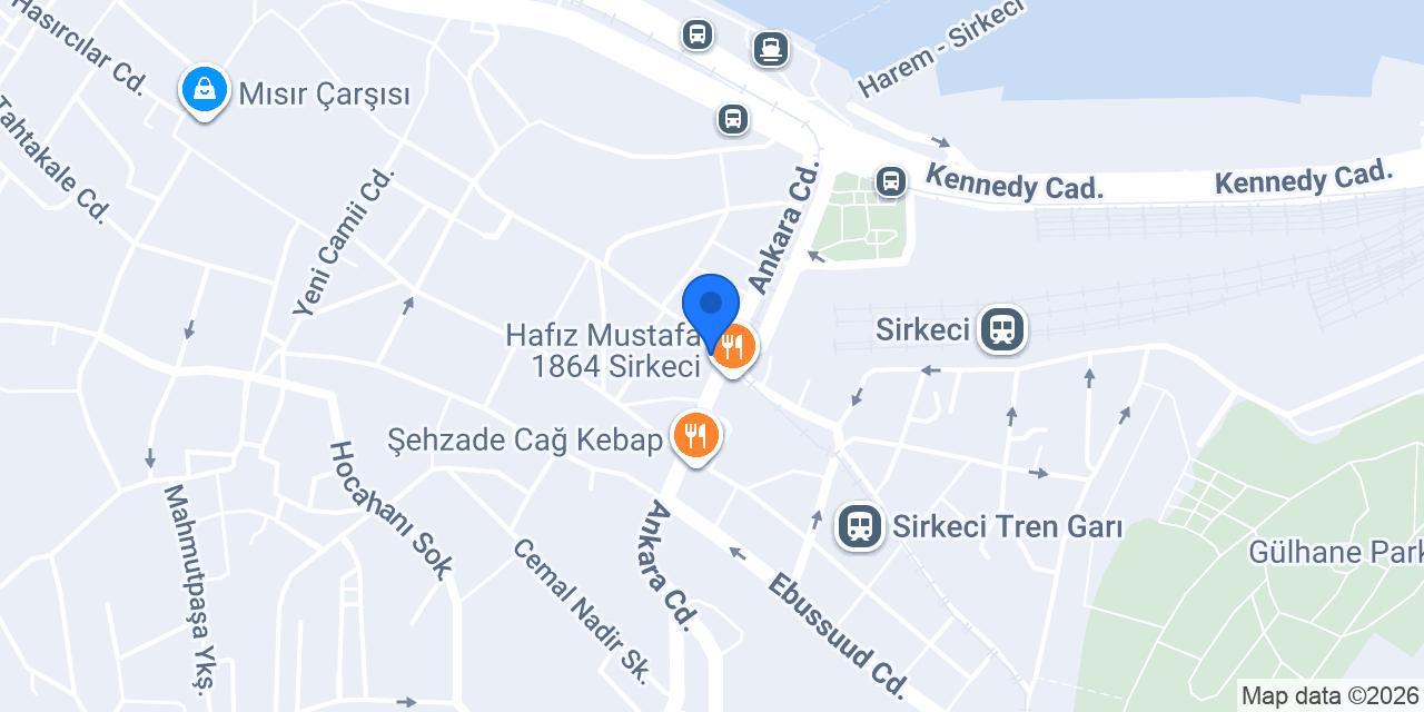 Yapı Kredi - Sirkeci Şubesi konumu