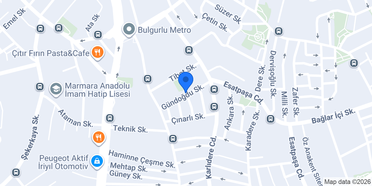 Kılıçoğulları Yapı konumu