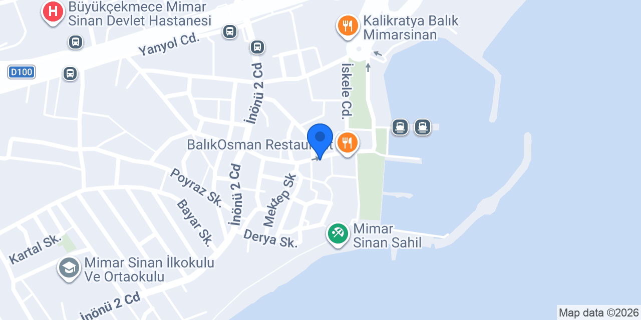 Kıyı Butik Otel konumu