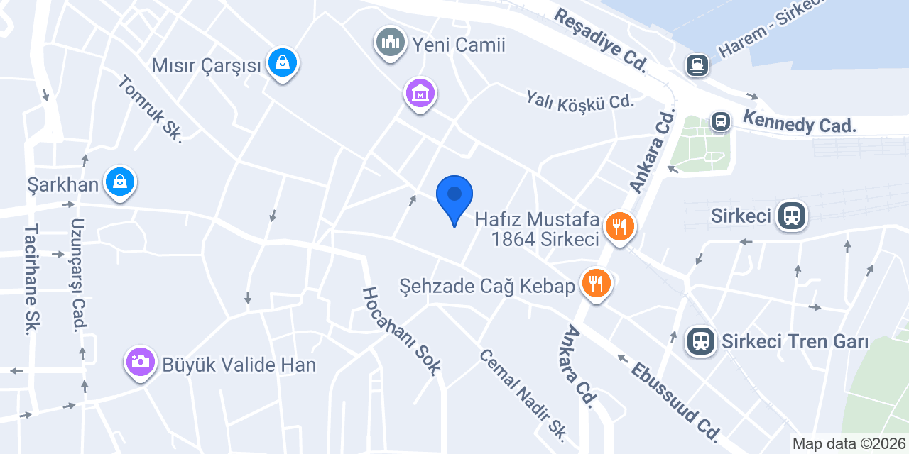 Ziraat Bankası Bahçekapı Şubesi konumu