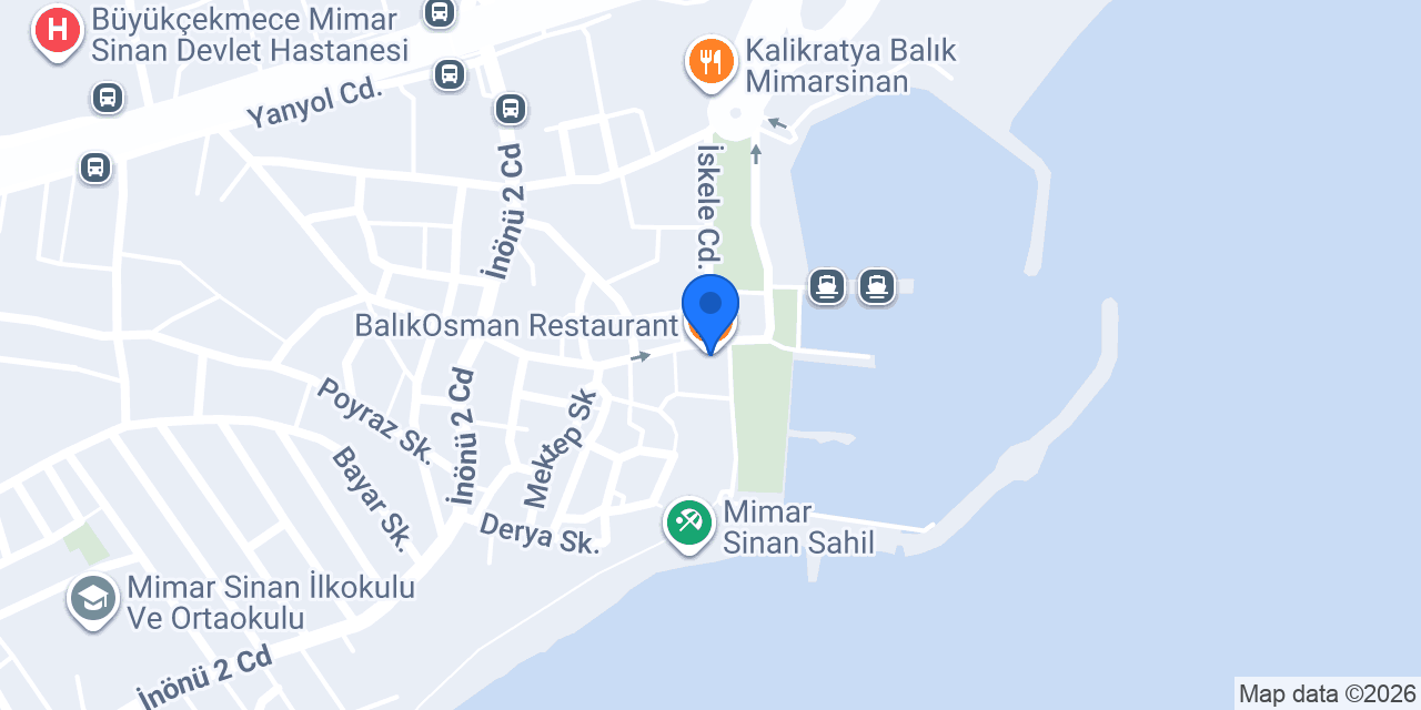 BalıkOsman Restaurant konumu