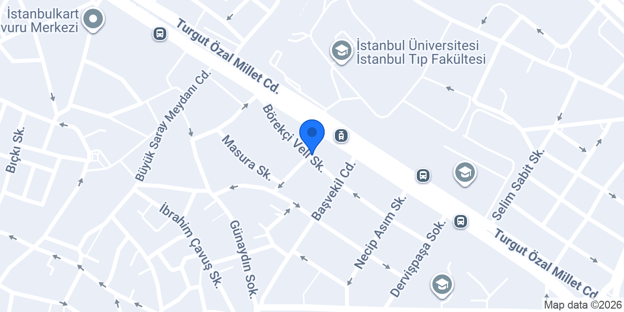 ÇAPA MEDİKAL TEKİN konumu