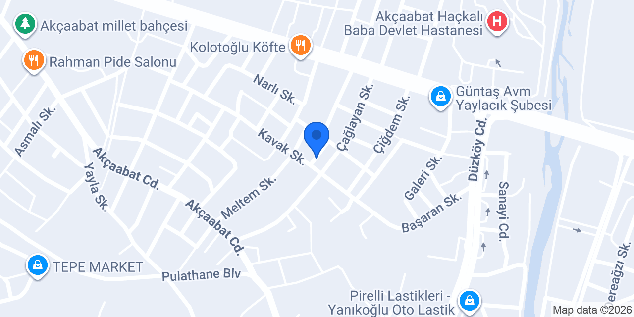 Yaylacık Pilavcısı konumu