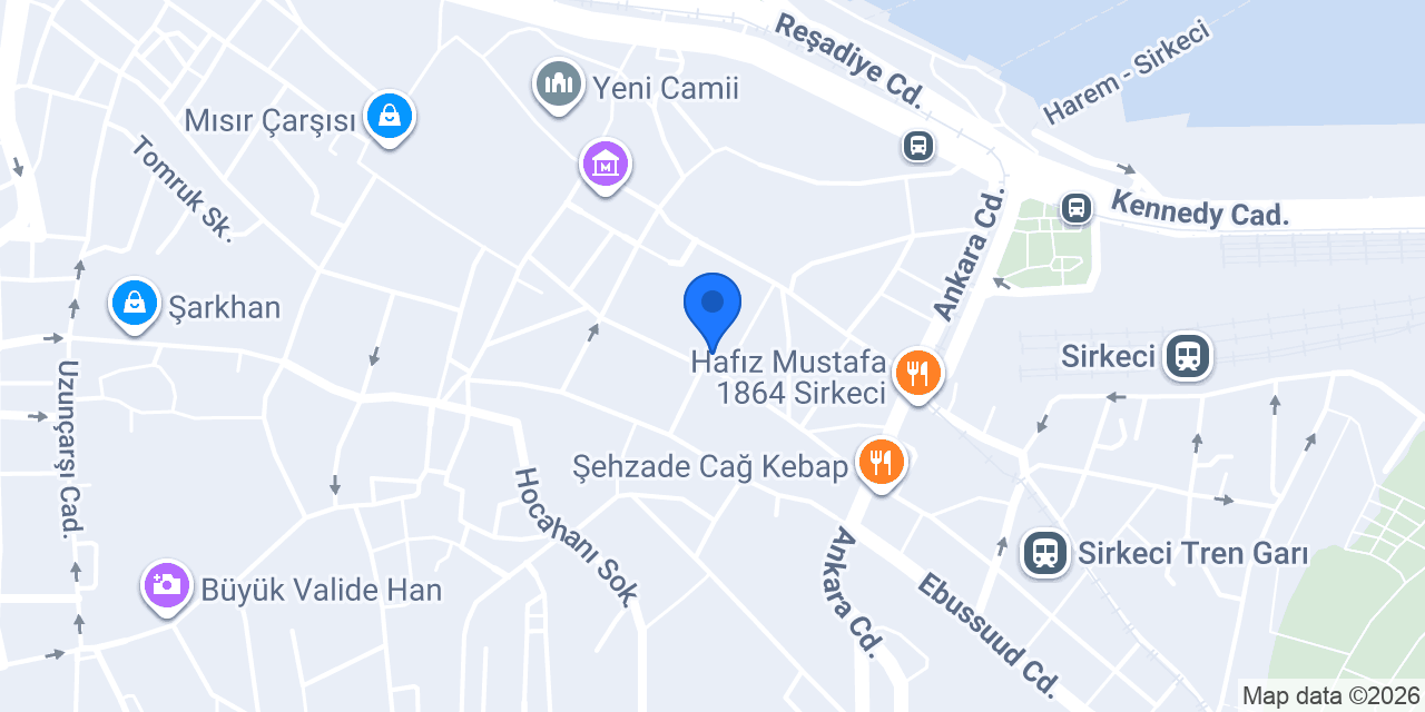 Grand Sirkeci Hotel konumu