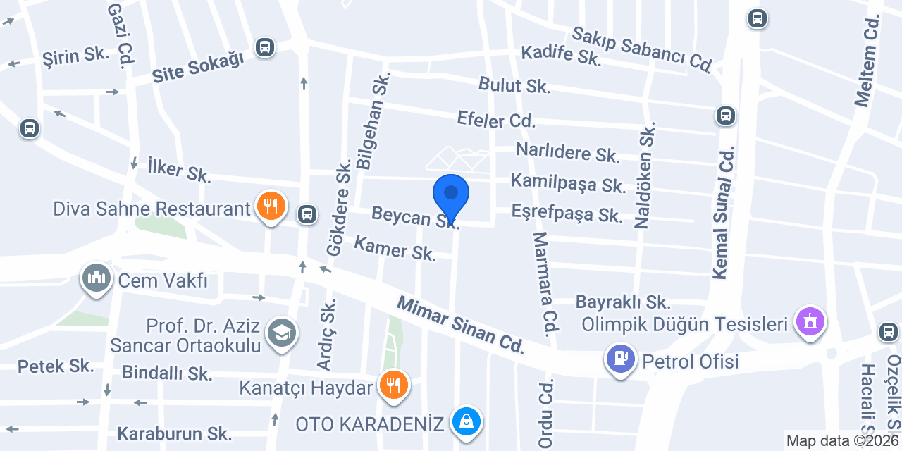 İşcen Unlu Mamülleri konumu