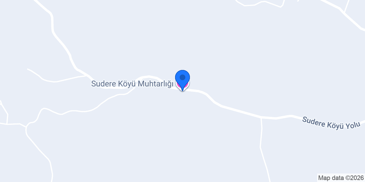 Sudere Köyü Muhtarlığı konumu