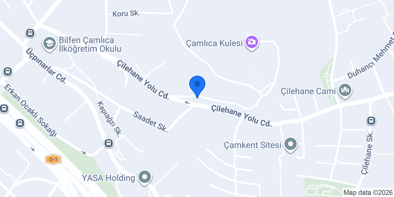Parkturk ÇAMLICA KULE konumu