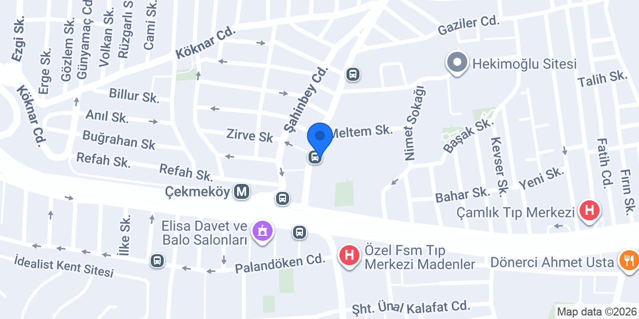 Çavuşoğulları Pastanesi konumu