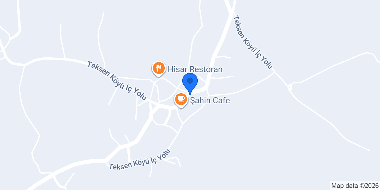 Teksen Köyü Muhtarlığı konumu