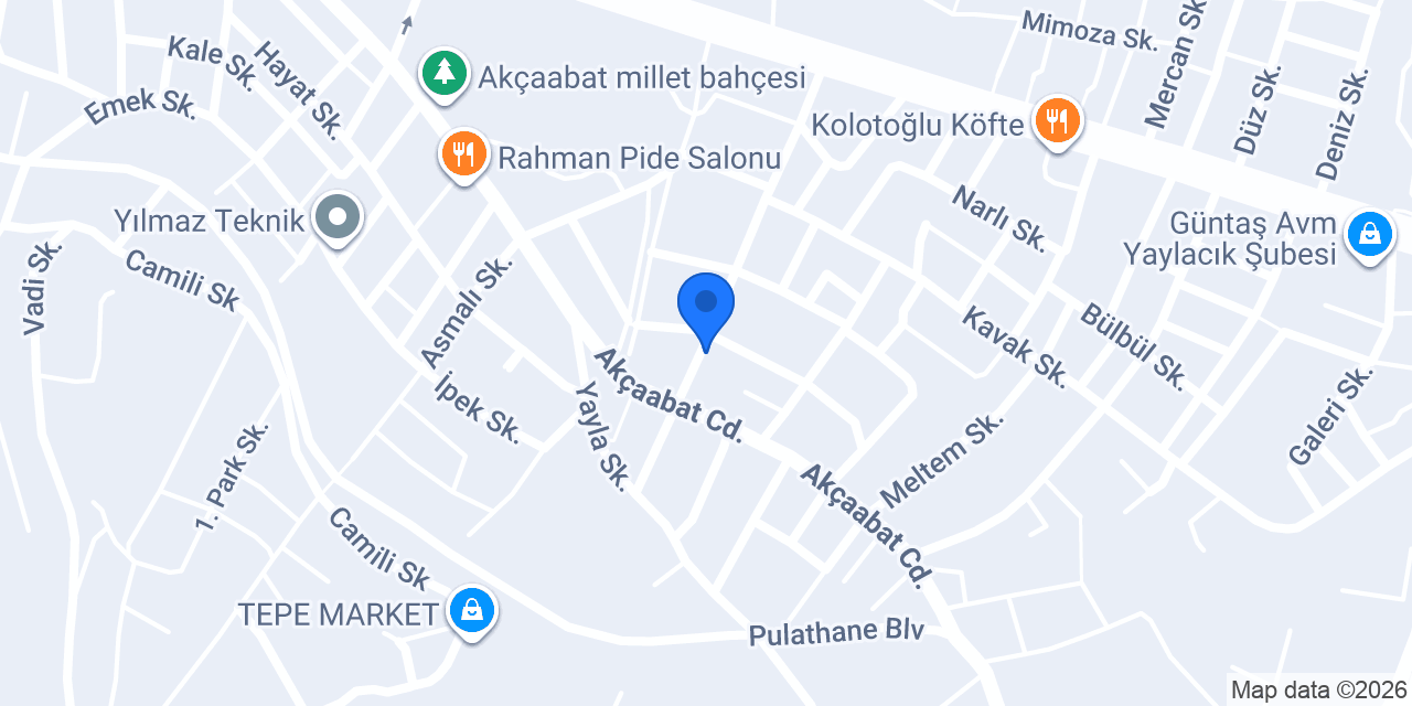 Maden Boutique konumu