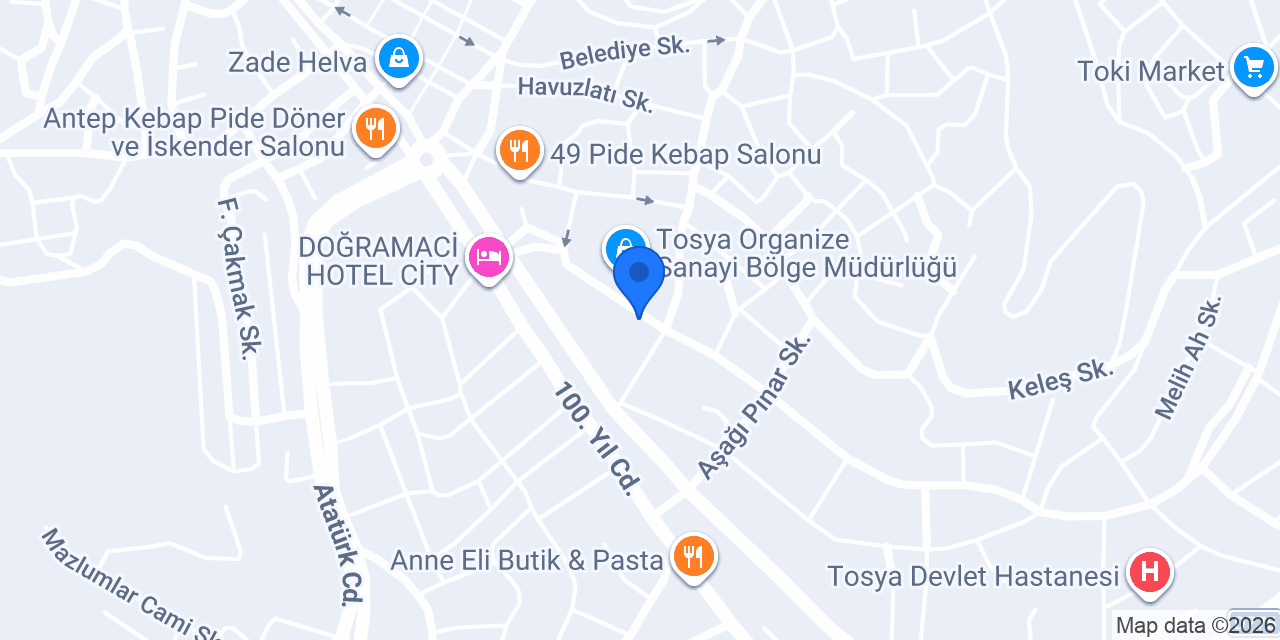 HATİPOĞLU TİCARET konumu