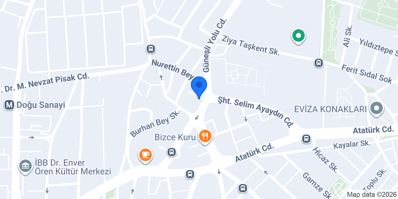 Yapı Kredi - Yenibosna Radar Şubesi konumu