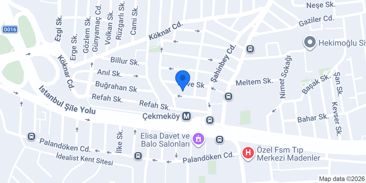 ARAS KİTABEVİ - EİS ÇEKMEKÖY konumu