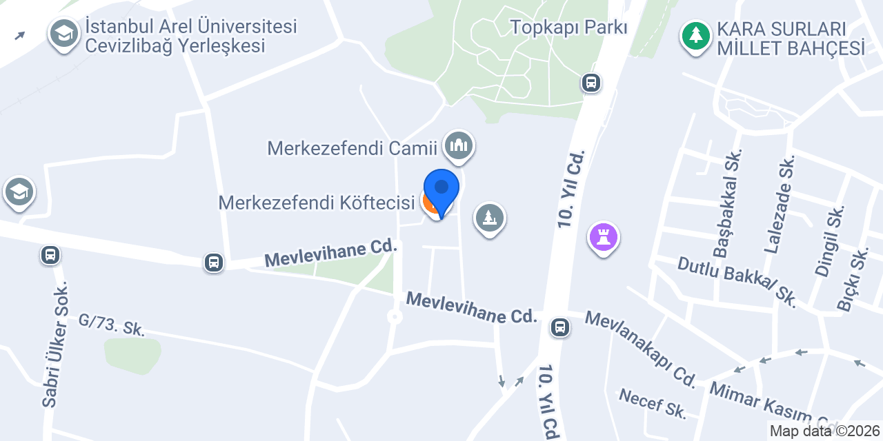 Merkezefendi Kafe konumu