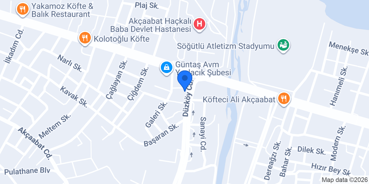 Güven Köfte konumu