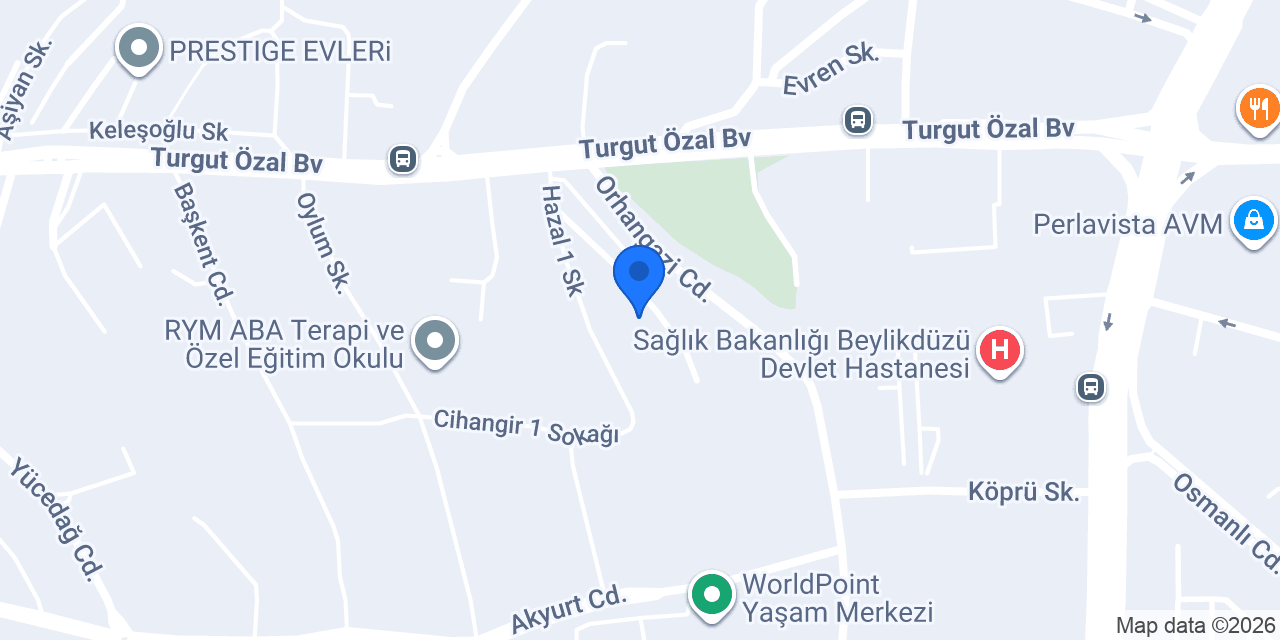 Duşakabin pimapen konumu
