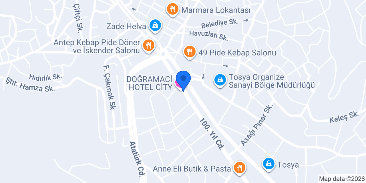 Kozanoğlu Veteriner Kliniği konumu