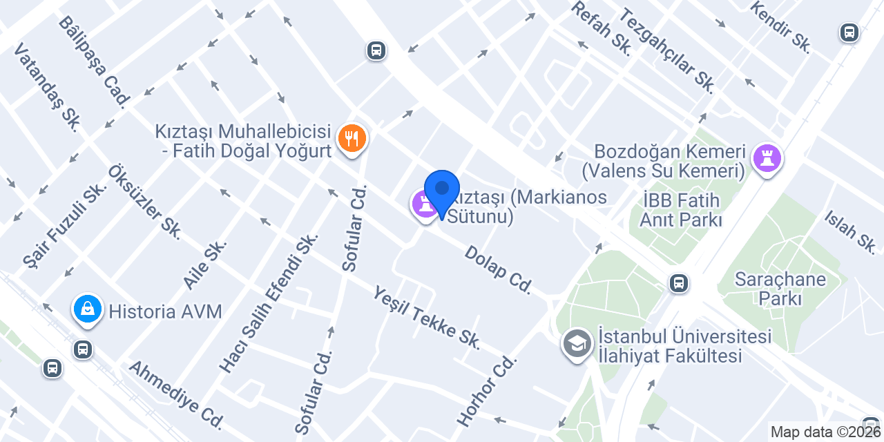 Özel Fatih Hastanesi konumu