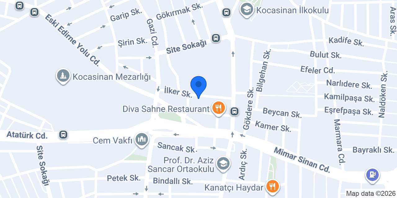 Opel Yedek Parça Online konumu