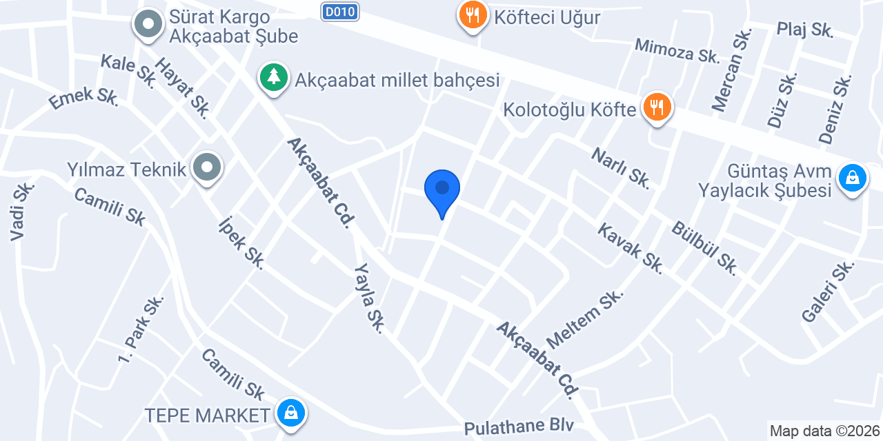 Vivalux Yapı Dekorasyon ve Mobilya konumu