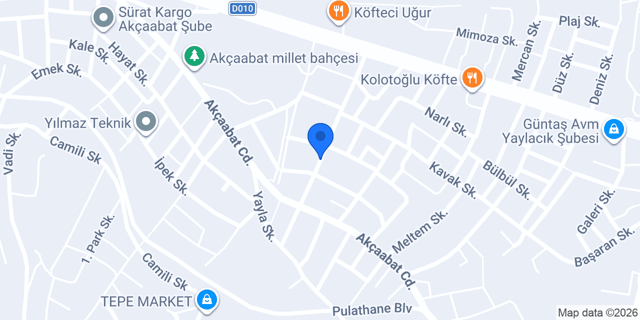 Akçaabat Sağlık Ocağı konumu