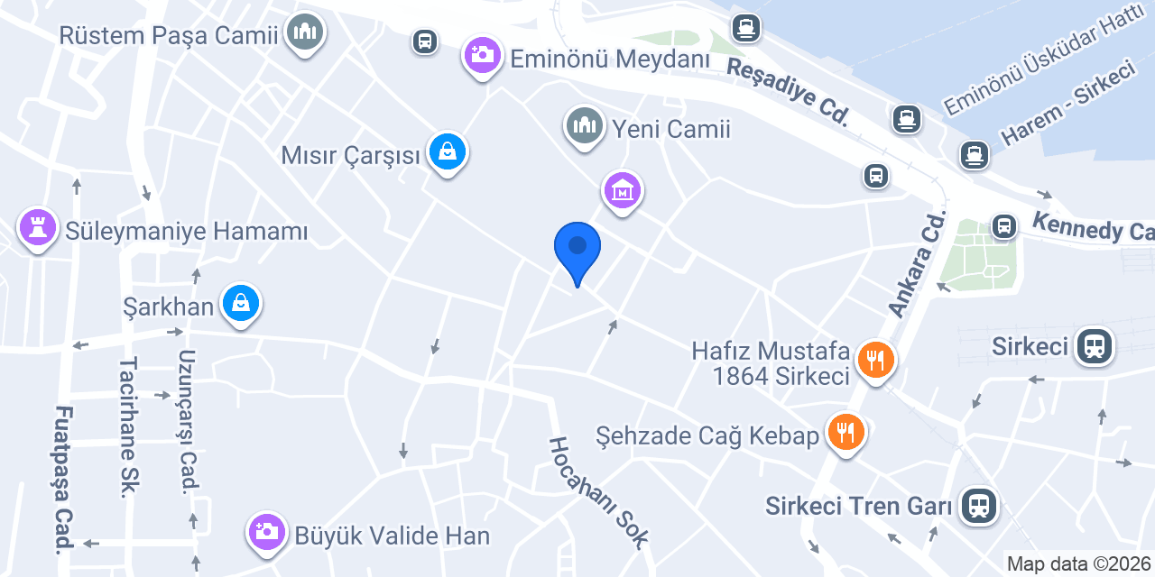 TEB Eminönü Şubesi konumu