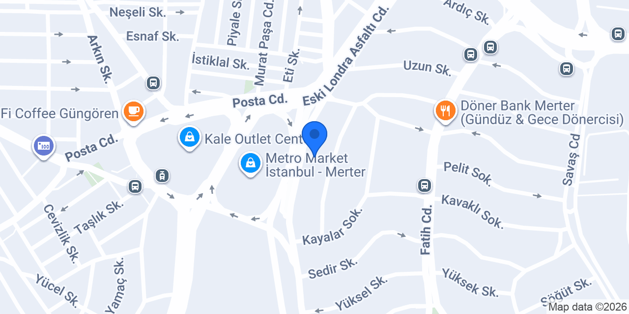 Ayaz Örme Tekstil konumu