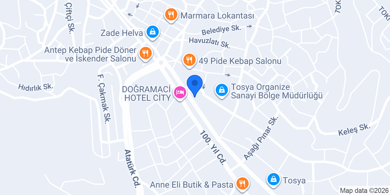Yavuz Lokantası konumu