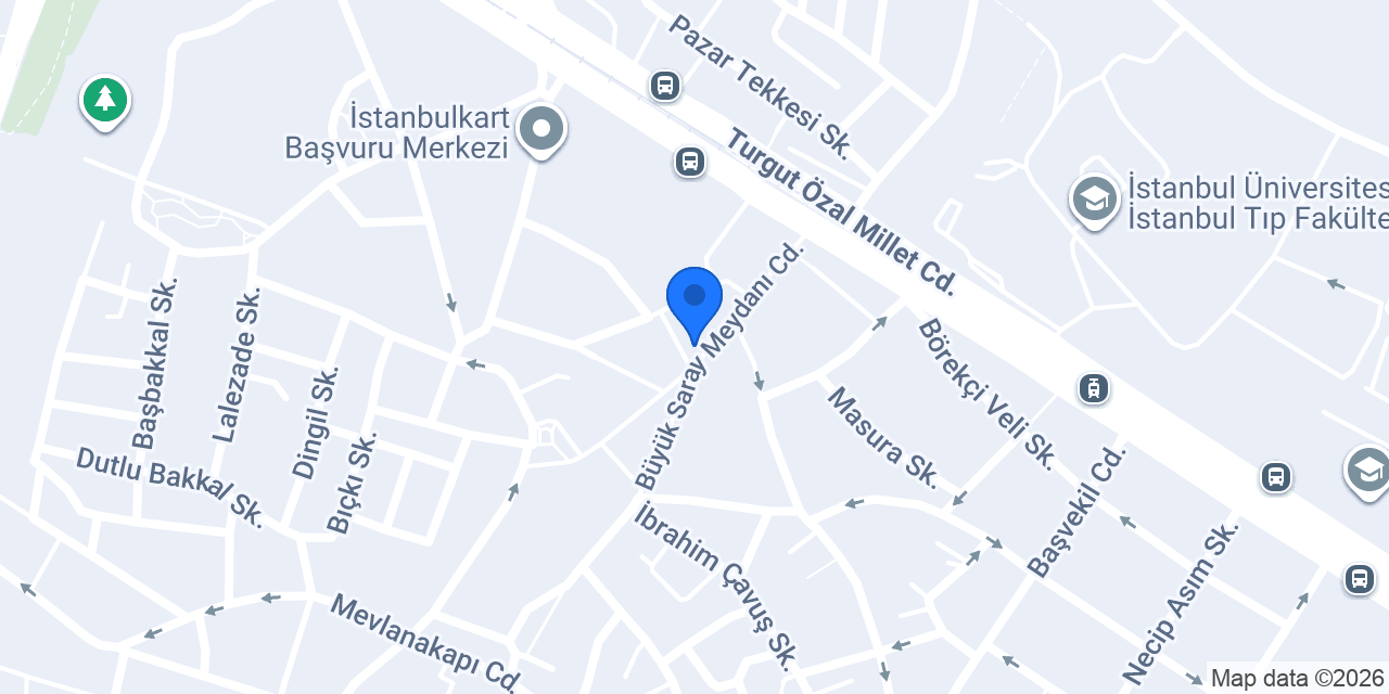Haznedar Saat Galerisi konumu