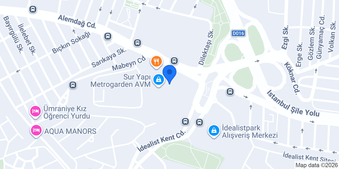 Sur Yapı Satış Ofisi konumu