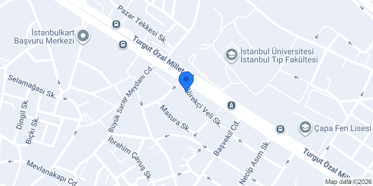 Çapa Şehremini Otoparkı konumu