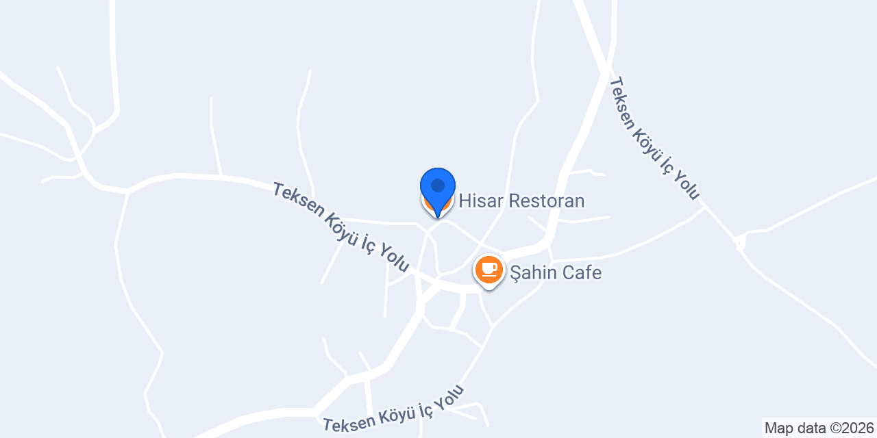 Hisar Restoran konumu