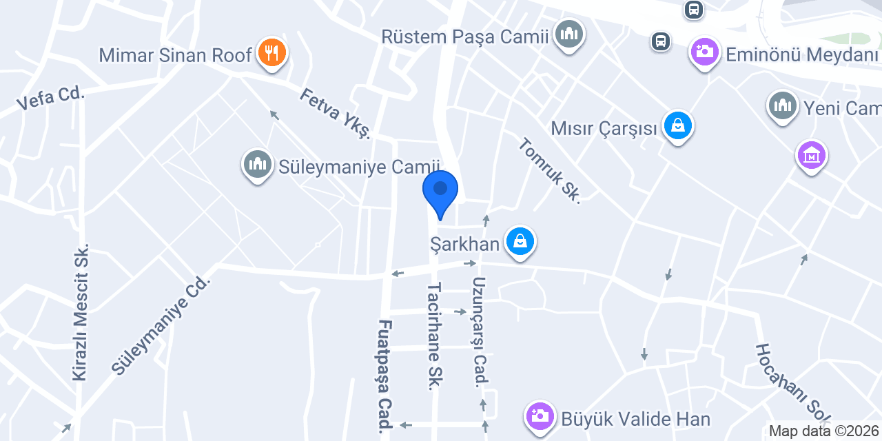 TEB Tahtakale Şubesi konumu