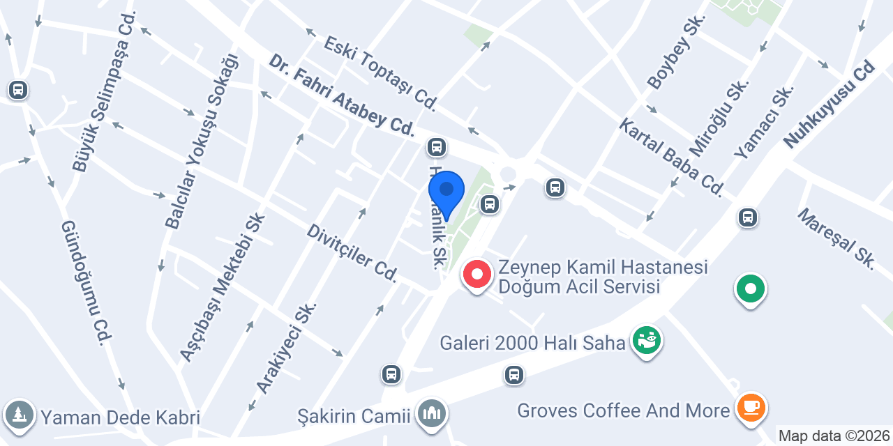 ECZANE Zeynep Kamil konumu