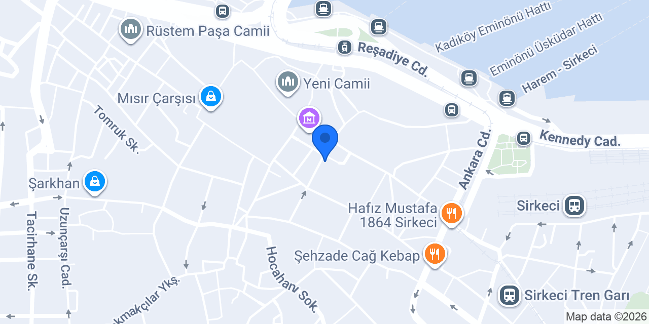 Şekerbank Sultanhamam Şubesi konumu