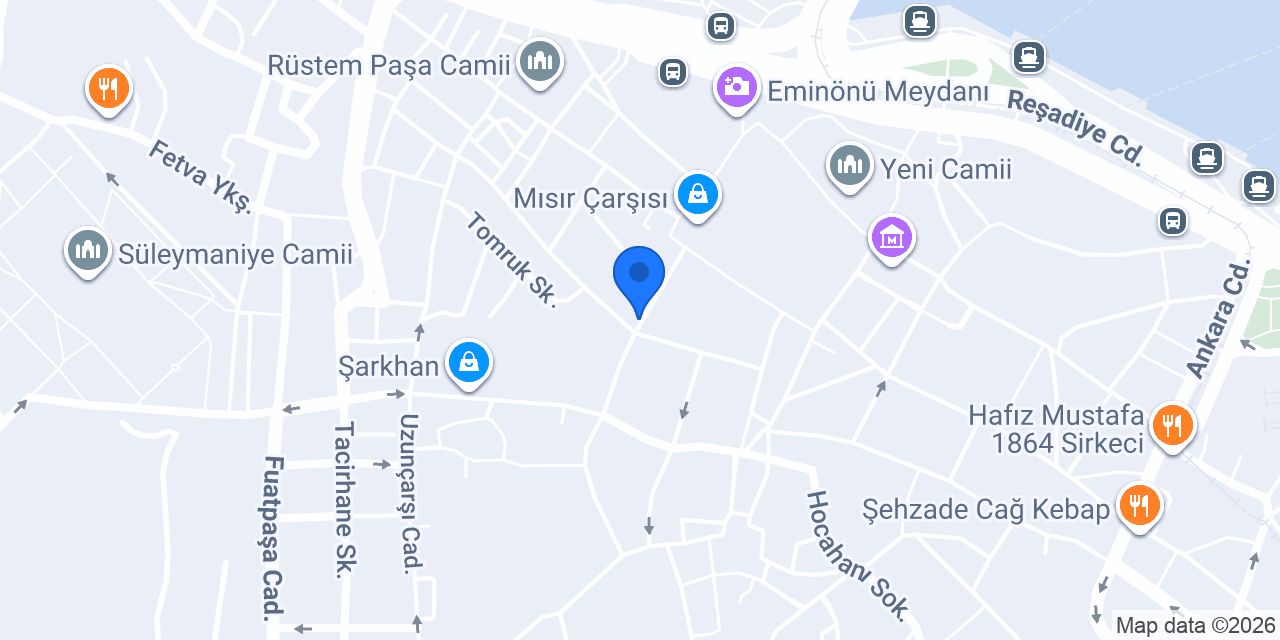 Gurmania Eminönü konumu