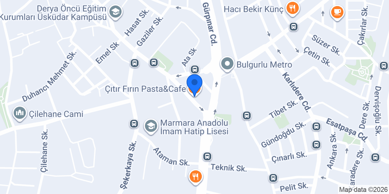 Çıtır Fırın Pasta&Cafe konumu