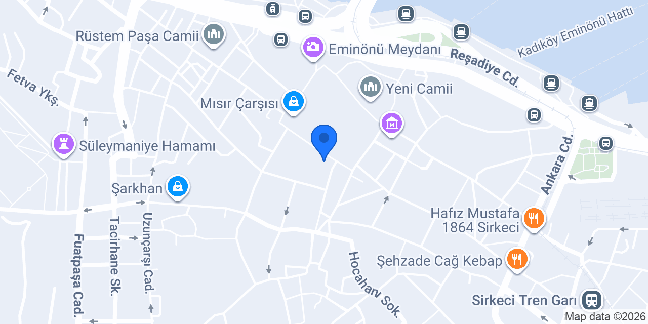 Bereket Hacı malzemeleri konumu