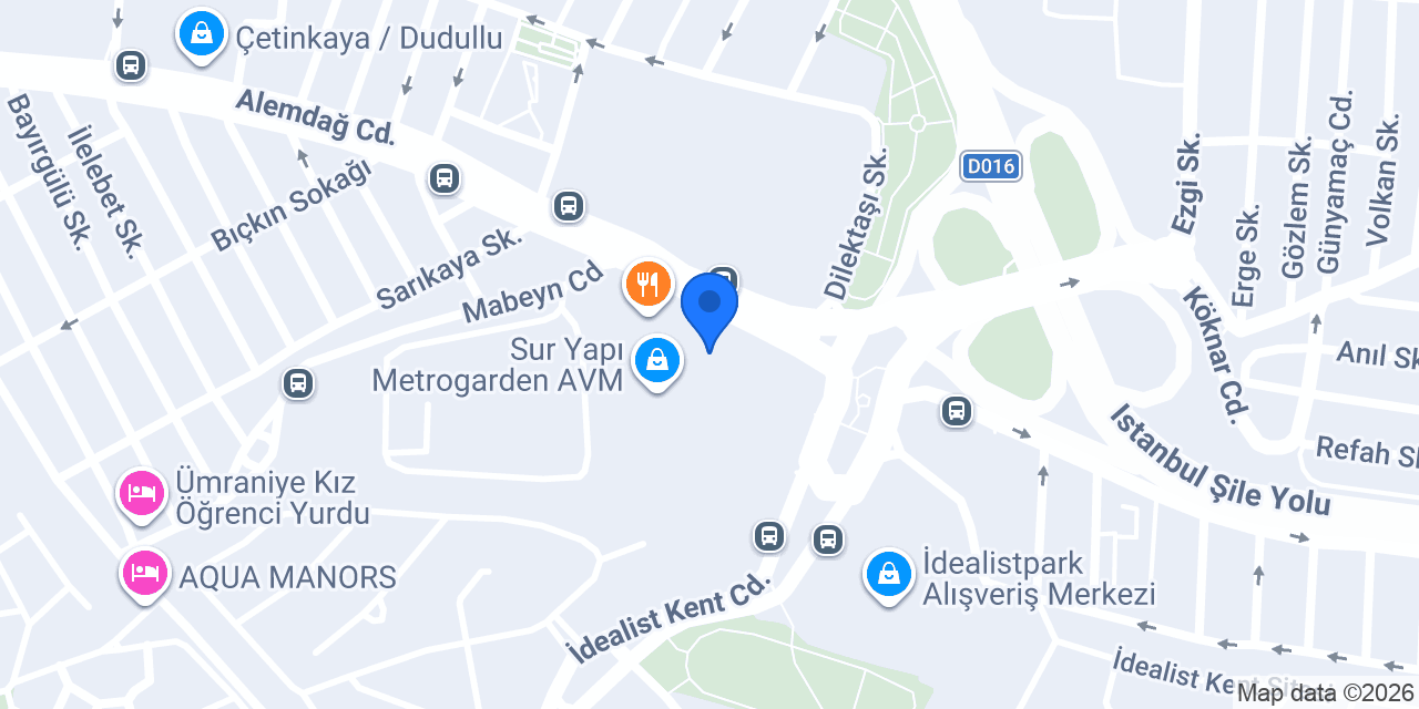 Avis Çekmeköy konumu