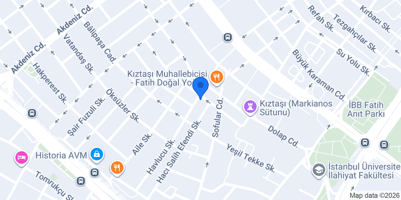 Fatih Kıztaşı Spa, Hammam & Massage konumu
