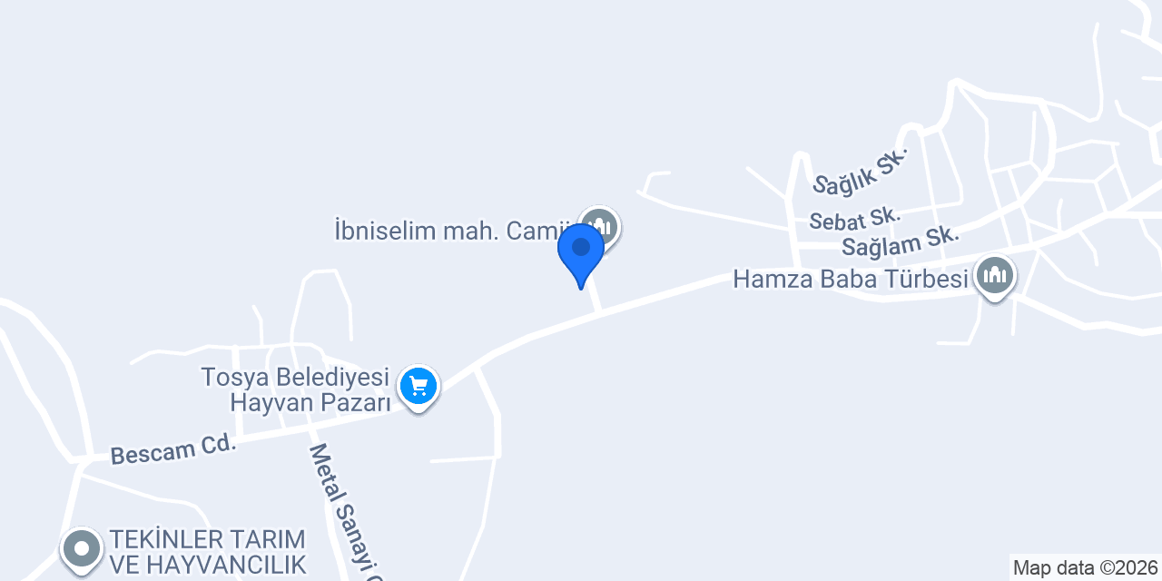 Bahçesular Ailesi Çiftliği konumu
